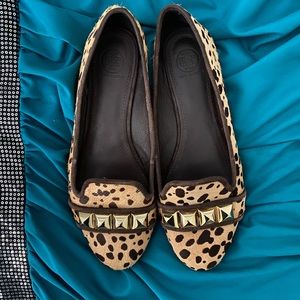 Tory Burch Flats 🥿 Loafers Animal Print 9.5